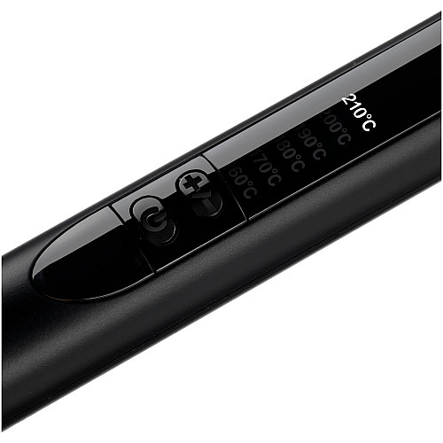 Плойка Babyliss Rose Quartz, конусна, 64Вт, темп.режимів-6, D -13-25mm, 160-210С, кераміка, чорно-рожевий