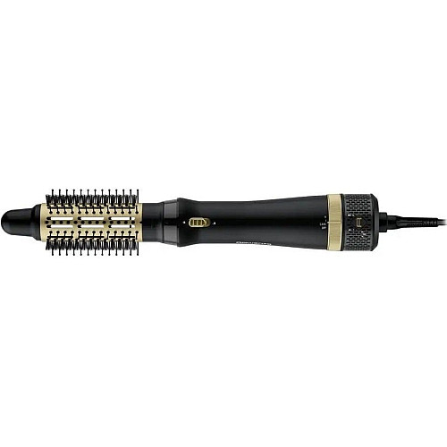 Фен-щетка Rowenta Express Style, 800Вт, 3 режима, иониз-я, холл. обдув, керамика, турмалин, черно-золотой