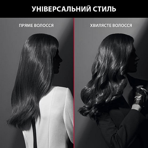 Фен Rowenta x Karl Lagerfeld K/Pro Stylist, 2200Вт, 3 режима, иониз-я, диффузор, 2 концентратора, холл. обдув, черный