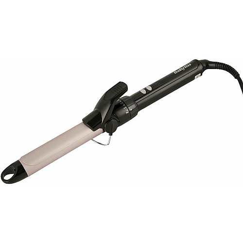 Плойка Babyliss Pro 180 medium, 300Вт, темп. режимов-10, D-25mm, 110-180С, металл, черный