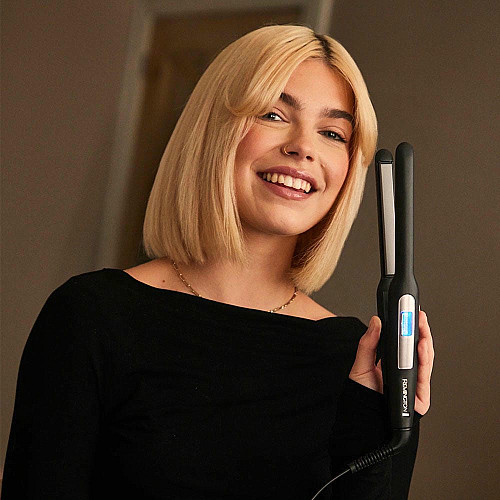 Выпрямитель Remington PRO-Ceramic Extra Slim, темп. режимов-9, 150-230С, чехол, дисплей, керамика, черный