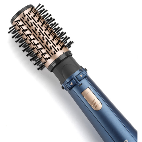 Фен-щітка Babyliss Style Pro, 1000Вт, 2 режими, іоніз-я, хол. Обдув, чохол для зберігання, кераміка, синій
