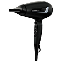Фен Rowenta Pro Expert, 2100Вт, 3 режима, диффузор, иониз-я, холл. обдув, черный
