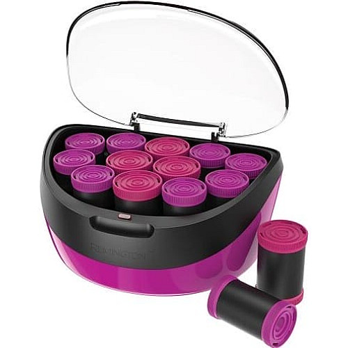 Термо бигуди Remington Jumbo Curls, 600Вт, D-36,41mm, 12шт, ионизация, кондиционирование, розовый