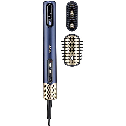 Стайлер Babyliss Air Wand, 1600Вт, темп.режимов-3, двойная ионизация, 2 насадки, синий