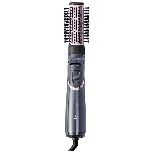 Фен-щетка Remington Curl & Straight Confidence, 800Вт, 2 режима, иониз-я, оборот., хол. обдув, кейс, керамика, серый