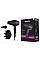 Фен ARDESTO Violet PRO HD-Y221PRO ,1750-2100Вт, 2 скорости, 3 темп.режимы, диффузор, черный