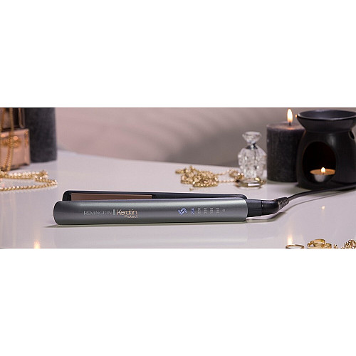 Випрямляч Remington Keratin Protect, 55Вт, темп.режимів-5, 160-230С, кераміка, сріблястий
