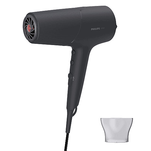 Фен Philips 5000 Series, 2100Вт, 3 режими, іонізація, хол. обдув, темно-сірий