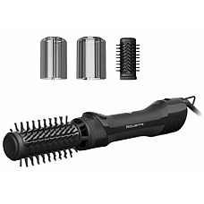 Фен-щітка Rowenta Renewal Brush Active, 1000Вт, 3 режими, іоніз-я, хол. обдув, оберт. насадка, 2 насадки, кераміка, чорний