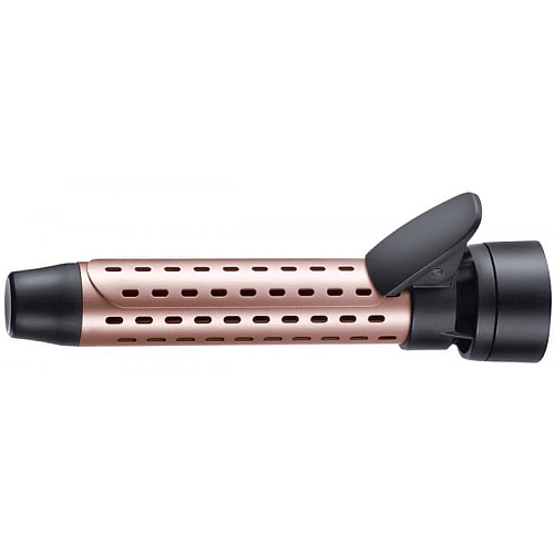 Фен-щетка Remington Curl & Straight Confidence, 800Вт, 2 режима, иониз-я, оборот., хол. обдув, кейс, керамика, серый