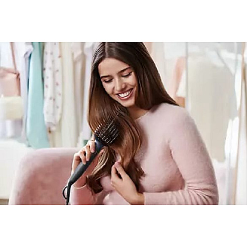 Щетка-выпрямитель Philips Series 5000, темп. режимов-3, 150-200С, керамика, синий