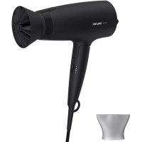 Фен Philips 3000 Series дорожній, 1600Вт, 3 режими, дифузор, хол. обдув, чорний