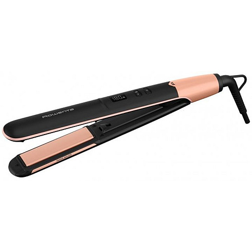 Випрямляч Rowenta Express Shine Papaya, >240Вт, темп.режимів-8, 140-210С, дисплей, кераміка, чорний
