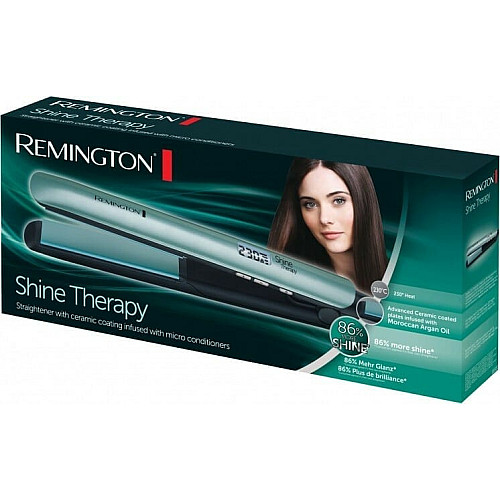 Выпрямитель Remington Shine Therapy, >300Вт, 150-230С, дисплей, керамика, металлик