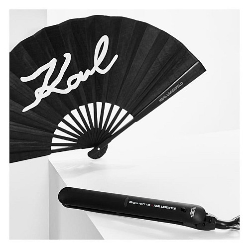 Выпрямитель Rowenta x Karl Lagerfeld Easyliss, >240Вт, >200С, керамика, турмалин, черный