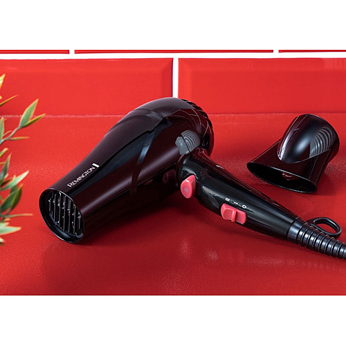 Фен Remington MyStylist, 1900Вт, 2 режими, іоніз-я, хол. обдув, чорний