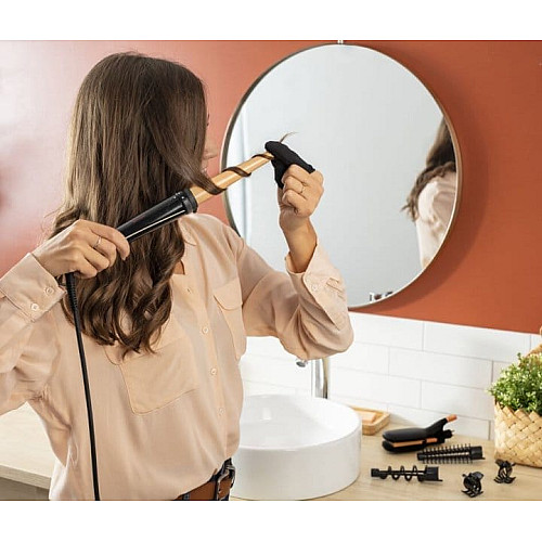 Мультистайлер Rowenta Infinite Looks 14 IN1, >300Вт, >190С, 5 насадок, кейс, аксессуары, керамика, черный