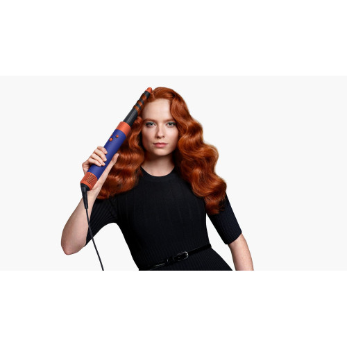 Стайлер Dyson Airwrap I.D. HS08 Curly+Coily Complete Long Vinca Blue/Topaz, 1300Вт, темп.режимів-3, насадок-6, кейс, кераміка, синьо-мідний