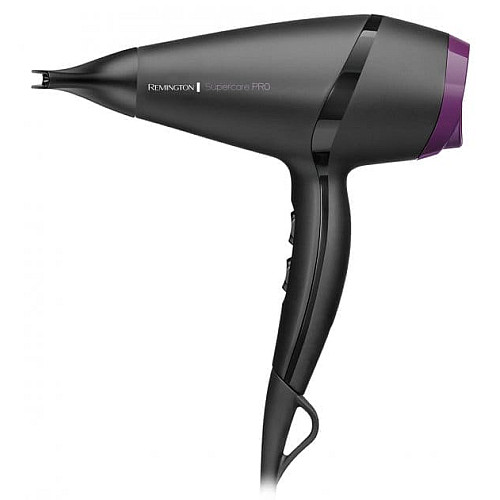 Фен Remington Supercare PRO 2100 AC motor, 2100Вт, 3 режима, иониз-я, холл. обдув, черный