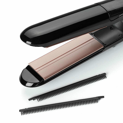 Випрямляч Babyliss Steam Smoth, темп.режимів-5, 150-230°C, з парою, термо килимок, кераміка, чорний