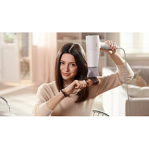 Фен Philips 5000 Series, 2100Вт, 3 режими, іонізація, хол. обдув, білий
