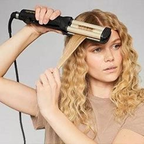Плойка Babyliss Easy wave, гофре, темп.режимів-3, 160-200С, природні хвилі, кераміка, чорний