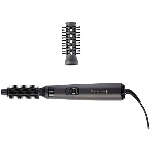 Фен-щетка Remington Dry & Style Caring, 400Вт, 2 режима, иониз-я, керамика, черный