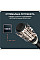 Фен-щетка Rowenta Brush Active, 1000Вт, 3 режима, иониз-я, холл. обдув, оборот. насадка, 3 насадки, керамика, черный