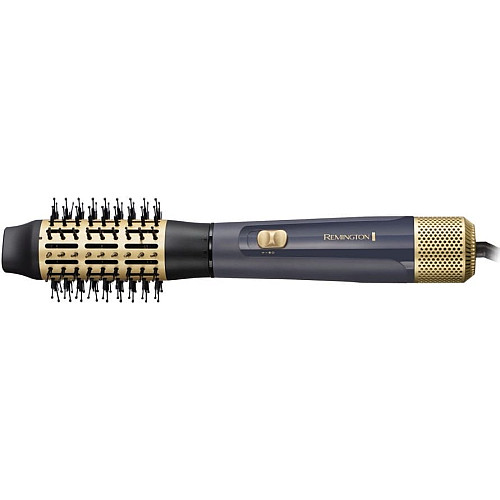 Фен-щетка Remington Sapphire Luxe, 1000Вт, 2 режима, иониз-я, холл. обдув, керамика, сапфировый