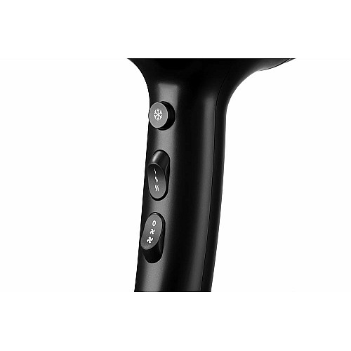 Фен ARDESTO HD-Y210, 1750-2100Вт, 2 скорости, 3темп.режимы, авто.смотка шнура, черный