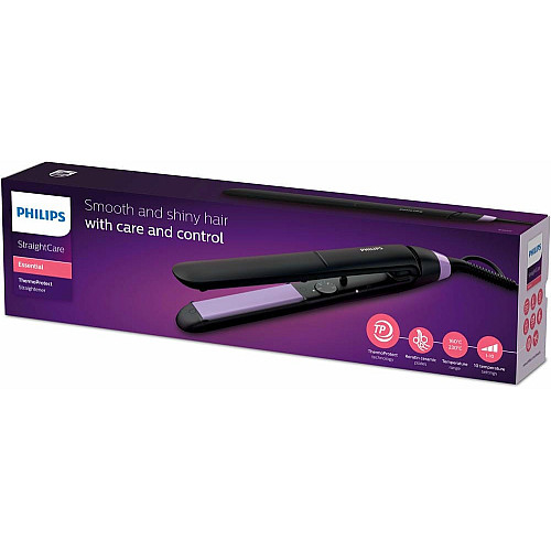 Випрямляч Philips Series 3000, темп.режимів-10, 160-230С, кераміка, чорний