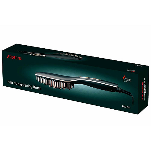 Щетка-выпрямитель ARDESTO HSB-621, 70Вт, 80-200C, керамика, черный