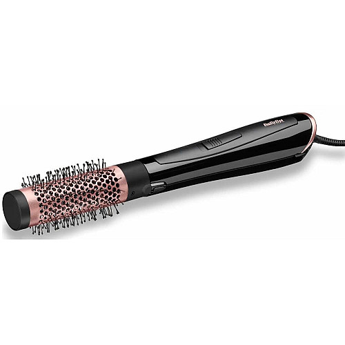 Фен-щетка Babyliss Perfect Finish, 1000Вт, 2 режима, иониз-я, холл. обдув, керамика, черный