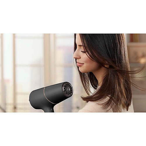 Фен Philips 5000 Series, 2300 Вт, 3 режима, диффузор, иониз-я, холл. обдув, черный