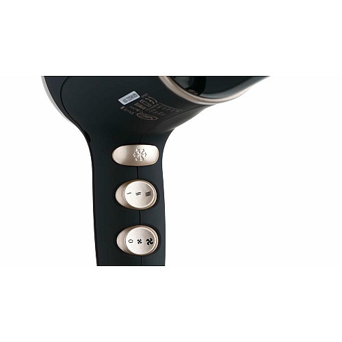 Фен ARDESTO Gemini HD-522, 1800-2200Вт, 2 скорости, 3 темпера. режимы , функция Cool Shot, черный