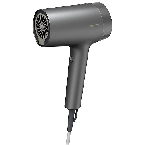 Фен Philips 7000 Series, 1800Вт, 4 режима, DC Motor, диффузор, иониз-я, холл. обдув, серый