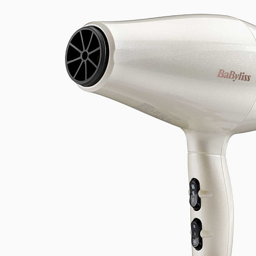 Фен Babyliss Stardust Shimmer, 2000Вт, 3 режими, іонізація, хол. обдув, 1 насадка, білий