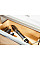 Фен-щетка Rowenta Express Style, 800Вт, 3 режима, иониз-я, холл. обдув, керамика, турмалин, черно-золотой