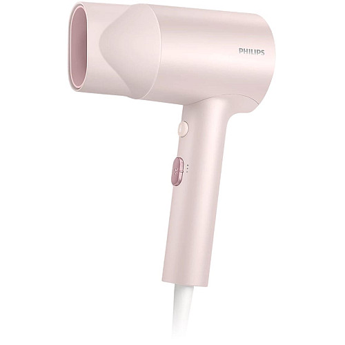 Фен Philips 3000 Series, 1600Вт, 2 режими, іонізація, рожевий