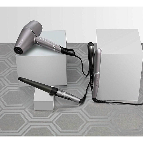 Фен Remington ProLuxe You Adaptive, 2400Вт, 3 режима, диффузор, иониз-я, холл. обдув, турбо режим, серый