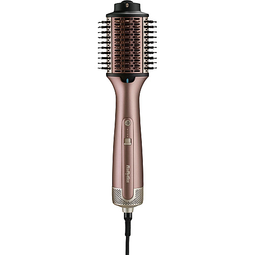 Фен-щетка Babyliss Air Power Volume, 1000Вт, 2 режима, диффузор, иониз-я, холл. обдув, керамика, розовый