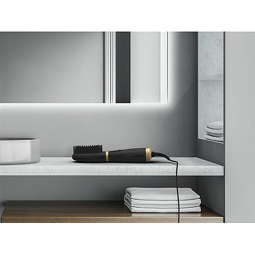 Щетка-выпрямитель Rowenta Powerstraight Air, темп. режимов-2, 160-200С, ионизация, керамика, черный