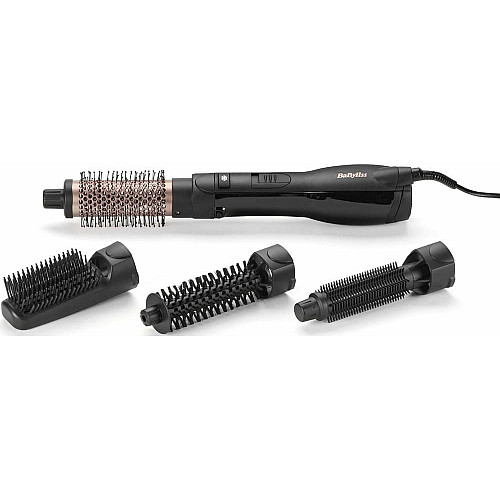 Фен-щетка Babyliss Smooth Finish, 1200Вт, 3 режима, иониз-я, холл. обдув, керамика, черный