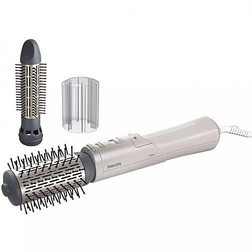 Фен-щетка Philips 7000 Series, 1000Вт, 3 режима, иониз-я, керамика, турмалин, белый