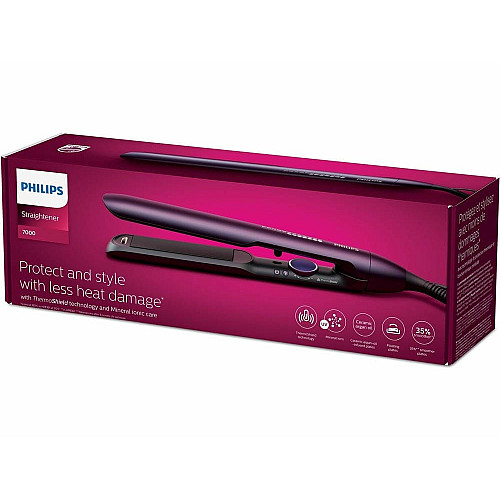 Выпрямитель Philips Series 7000, 240Вт, 12-230С, керамика, турмалин, фиолетовый металлик