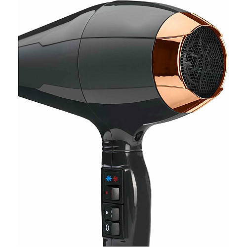 Фен Babyliss Air Pro, 2200Вт, 2 режима, диффузор, иониз-я, холл. обдув, черный