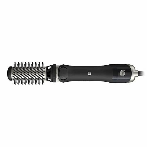 Фен-щетка Rowenta Brush Active, 1000Вт, 3 режима, иониз-я, холл. обдув, оборот. насадка, 3 насадки, керамика, черный