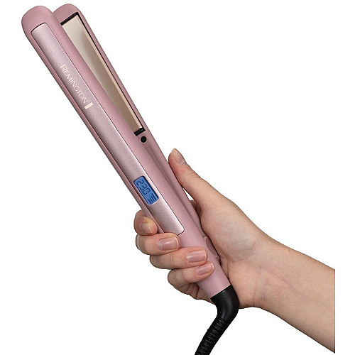 Выпрямитель Remington Coconut Smooth, 47Вт, темп. режимов-9, 150-230С, дисплей, керамика, розовый