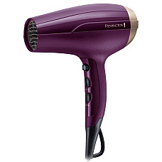 Фен Remington Your Style, 2300Вт, 3 режими, дифузор, насадка для прикорневого об'єму, іоніз-я, хол. обдув, фіолетовий